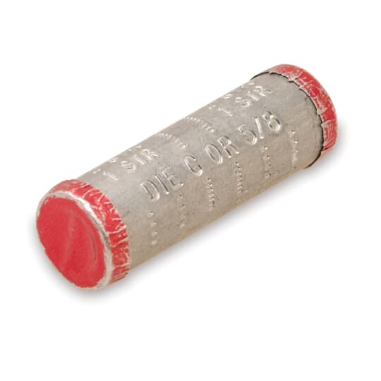 CS73 Blackburn CS Series Basic Non-Insulated Service Entrance Splice, 2 to 1 AWG ACSR/Stranded Conductor, Die Code: 5/8, 2 in L, Aluminum