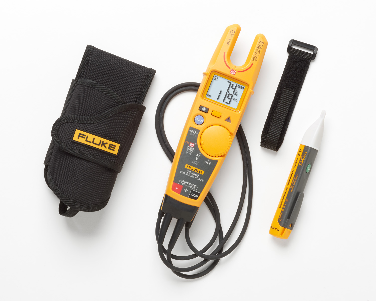 T6-HT6-1AC/KIT Electrical Tester Kit with FieldSense for AC Voltage, Current, and Frequency