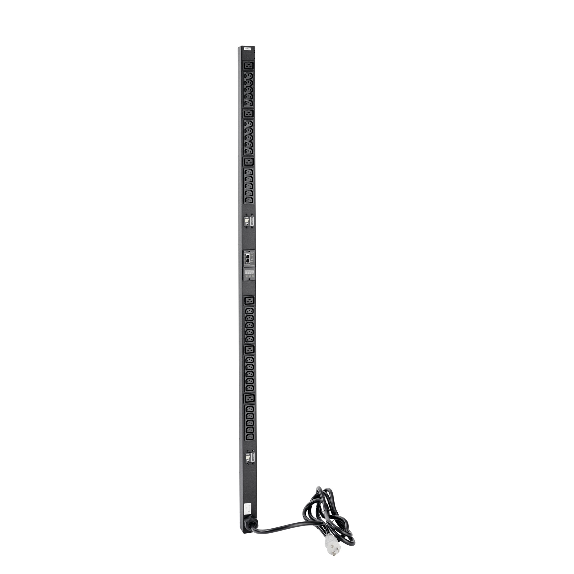DP1N622415 DPS 1-Phase Power Distribution Unit, 120 V AC, 15 A, 24 Outlets, 15 ft L Cord, Rack Mount