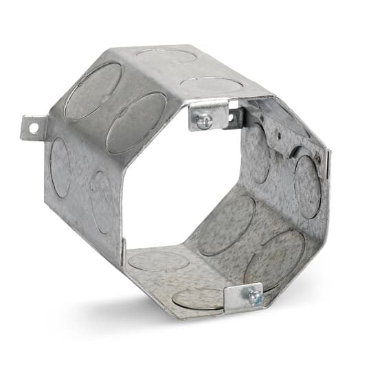 54571-3/4-1 Steel City Drawn Masonry Concrete Box, Steel, 47 cu-in Capacity, 1 Outlets, 16 Knockouts