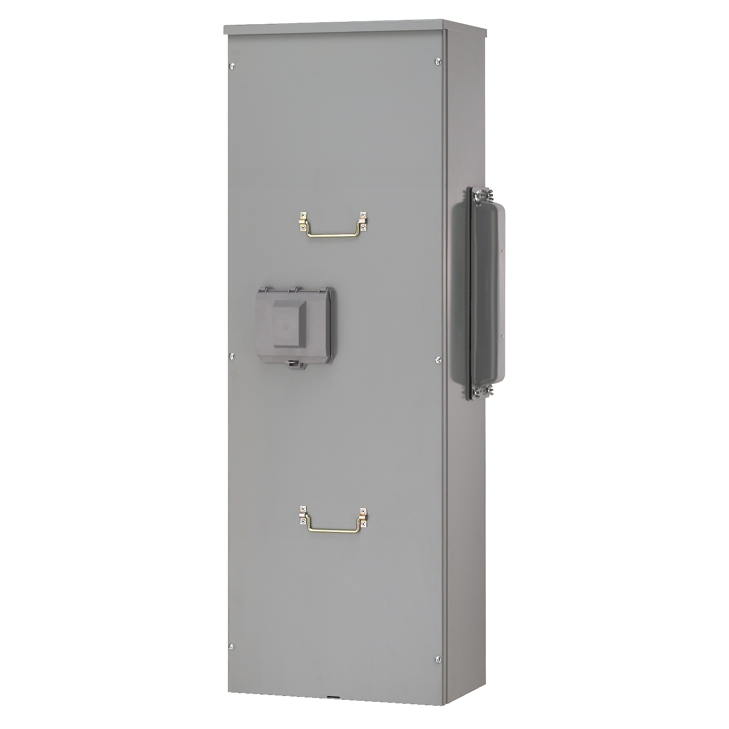 EZM1800CB Main Unit, EZ Meter Pak, 800 Amp, 120/240V, 1 Phase, 3 Wire, Aluminum Busbar, 65 kA SCCR, Main Breaker, OH, UG