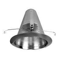 17550ANK Cone Baffle Trim, 6 in ID x 7-1/2 in OD, Incandescent Lamp, For Use With 6 in Recessed Housing, Aluminum