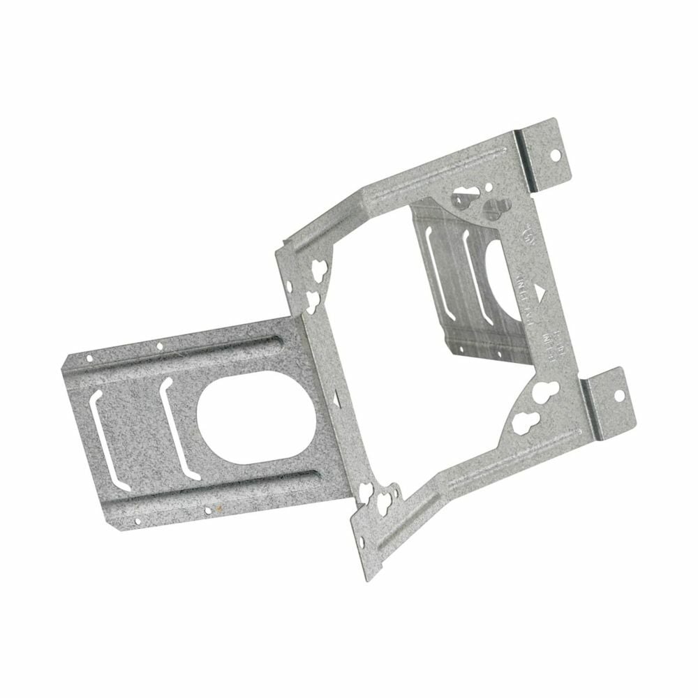 BB74 Ruff-In Double Sided Box Support Bracket, Fastened Mount, Steel, Pre-Galvanized