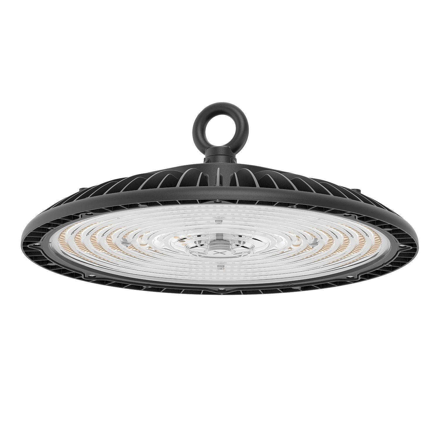 LED Round High Bay, 3 CCT Select colors - 3000/4000/5000K, 120-347 volt operating range with 0-10V dimming