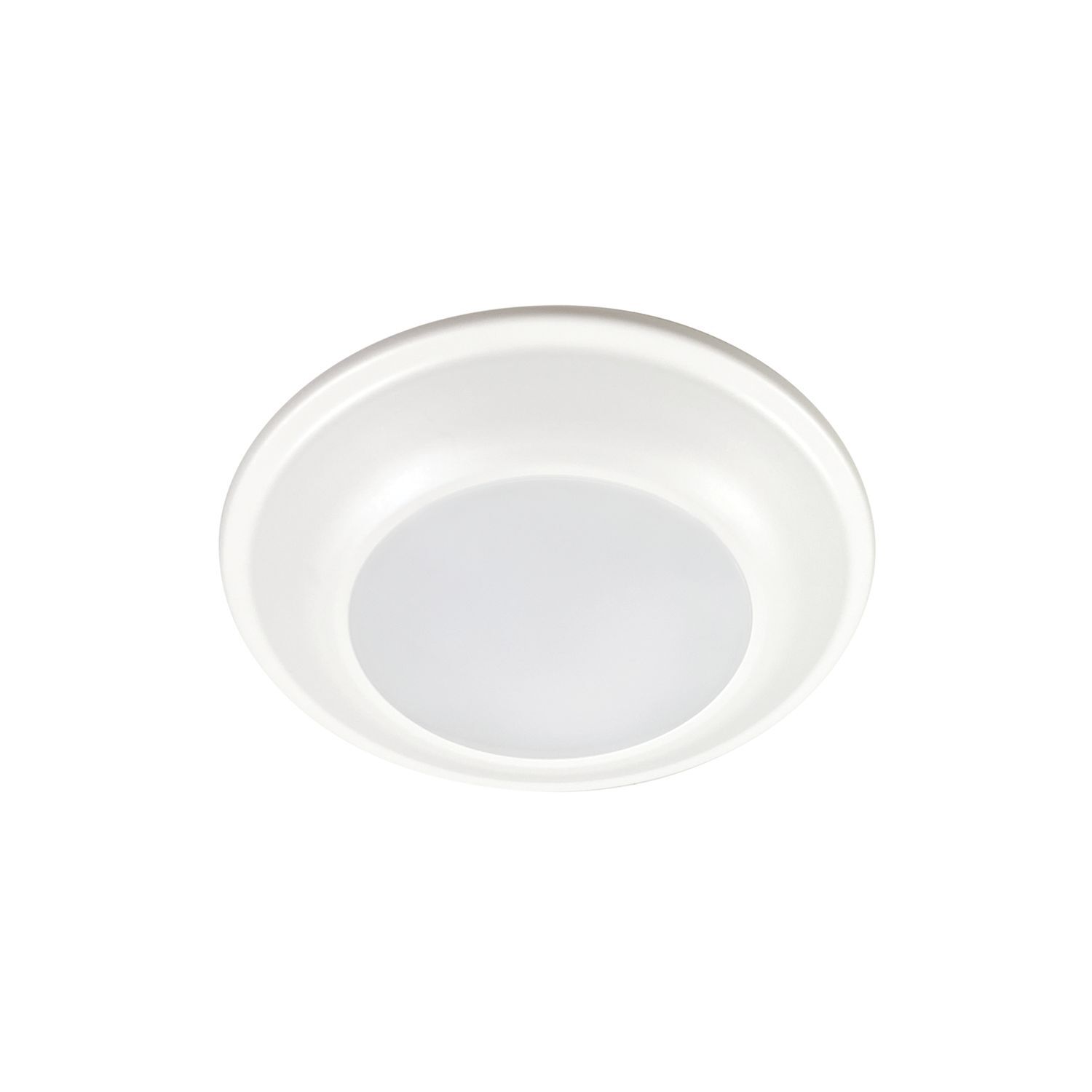 HLS4079301EWH-6BP Halo HLS Round Low Profile Fixture, 12.4 W Fixture, 120 V AC, Matte White Housing