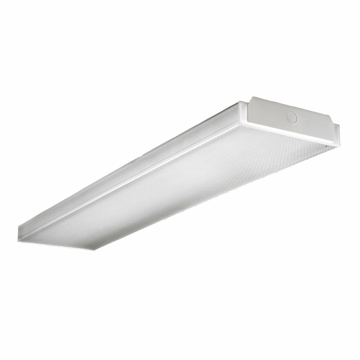WSN-232A-UNV-EB81-U Metalux Wraparound, (2) T8 Lamp, 32 W Fixture, 120 to 277 V, White Enamel Painted Housing