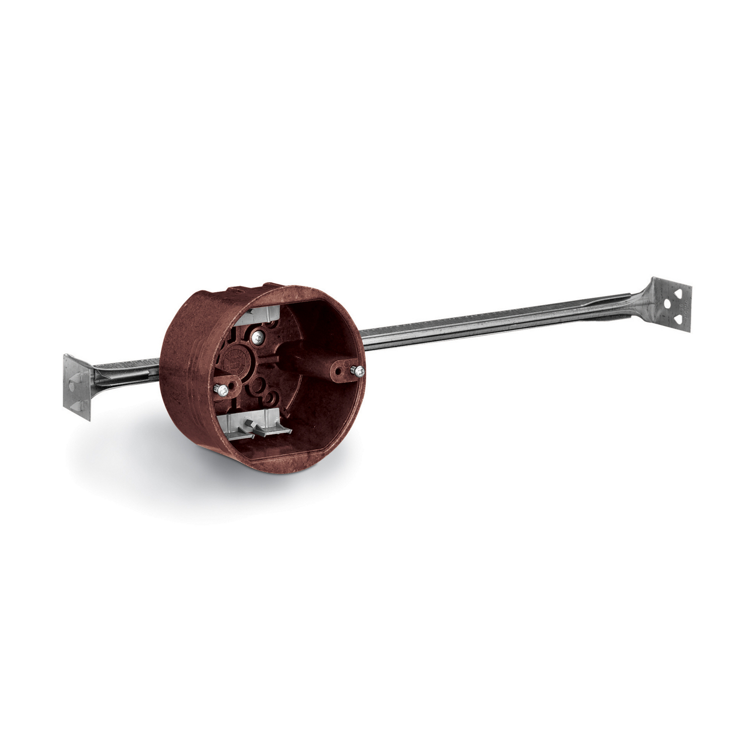 4070-9502 Carlon Non-Metallic Ceiling/Fixture Outlet Box, Phenolic, 20.8 cu-in Capacity, 2-3/8 in D