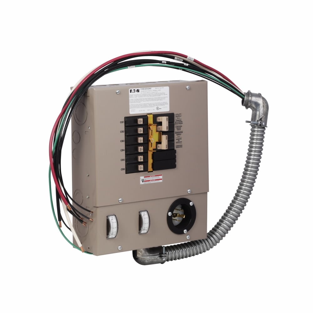 CH6EGEN2060 Emergency Generator Panel, 13 in L x 11.2 in W x 4.4 in D