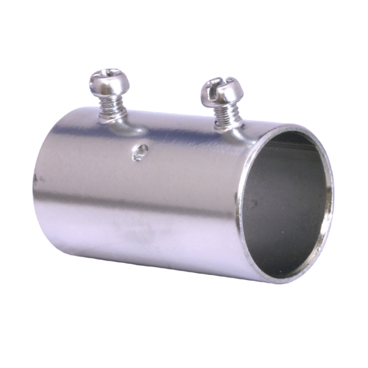SK100RKON Straight Set Screw Coupling, 1 in, For Use With Steel EMT Conduit, Steel, Zinc Plated