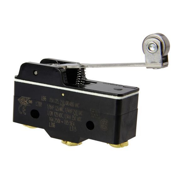 BZ-2RW84-A2 MICRO SWITCH BZ Series Premium Standard Large Basic Switch, 125 VAC, 15 A, Lever Actuator, SPDT Contact, 1 Poles