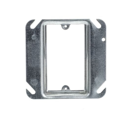 52-C-14-5/8 Steel City Outlet Box Cover, 4 in L x 4 in W, Steel