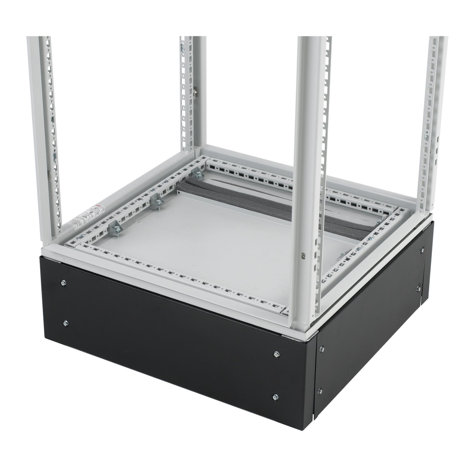 PPB288 ProLine P20 Plinth Base, 200 mm H x 799 mm W x 759 mm D, For Use With ProLine 800 x 800 mm Modular Enclosure Frames, Steel, Black