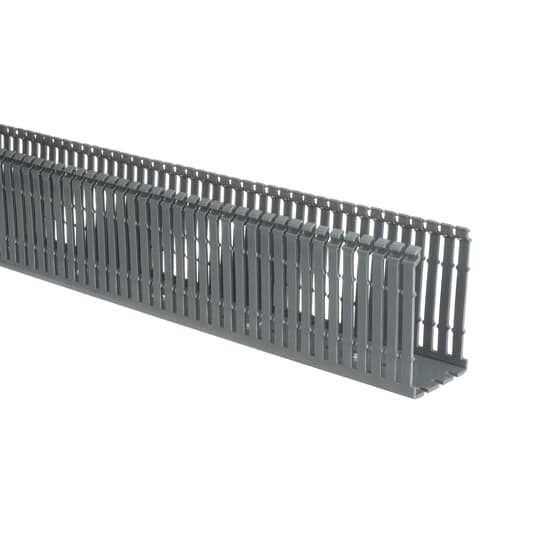 TYD25X4NPG6 Ty-Duct Wiring Duct, 0.195 x 0.625 in and 0.315 x 0.551 in Narrow Slot, 2-1/2 in W x 4 in D, PVC