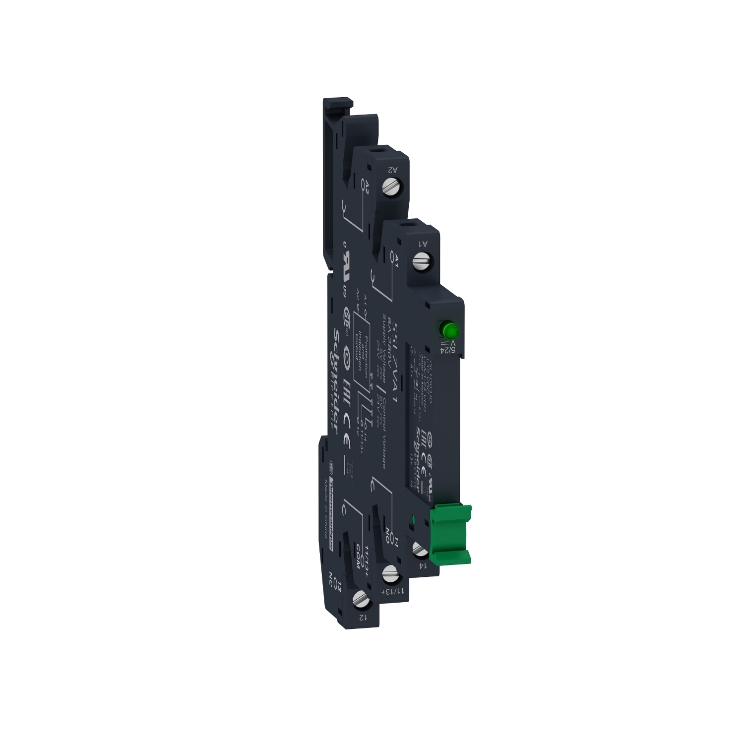 SSL1A12BDPV SSL Series Solid State Relay, 2 A, 1NO 1 Form A contact, 16 to 30 V DC v coil