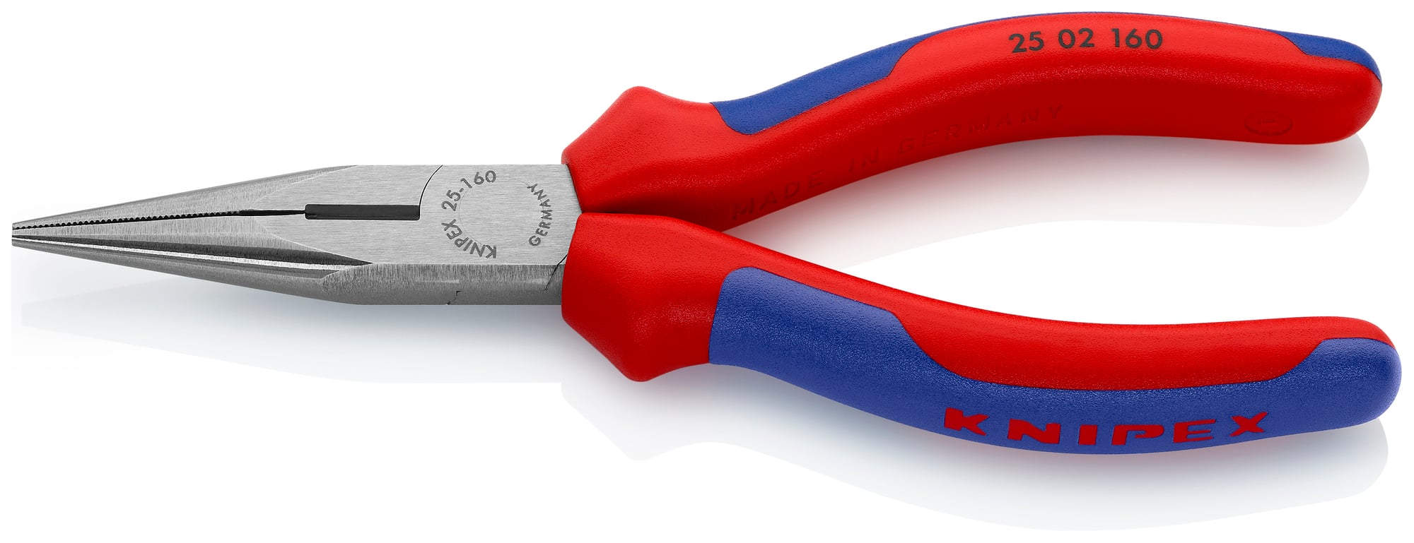 Long Nose Pliers with Cutter, 6 1/4 in., Multi-Component, Bulk