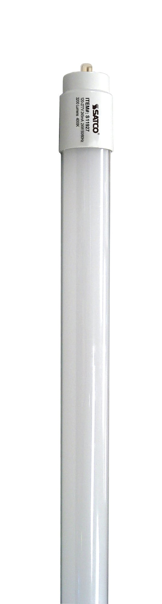 S11927 Type B Ballast Bypass Double Ended Non-Dimmable LED Lamp, 24 W, T8 Linear Shape, 3200 Lumens