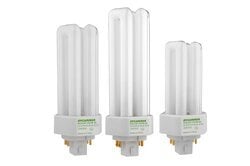 CF26DT/E/IN/21W/835/SS/ECO/21101 DULUX T/E/IN Supersaver Extended Life Triple Tube Compact Fluorescent Lamp, 21 W, GX24q-3 Lamp, T4 Shape, 1500 Lumens Initial