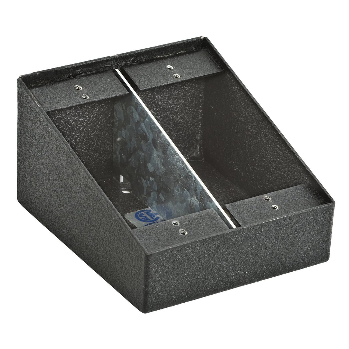 HBLCON2 Fabricated Standard Concorde Box With Cover, Stamped Steel, 2 Gangs, 4.19 in L x 4.81 in W x 2.44 in H