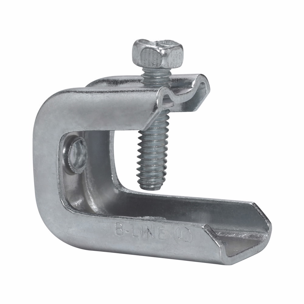 BC442-6 Beam Clamp, 3/4 in THK Flange, 200 lb Load, Steel, Zinc Phosphate