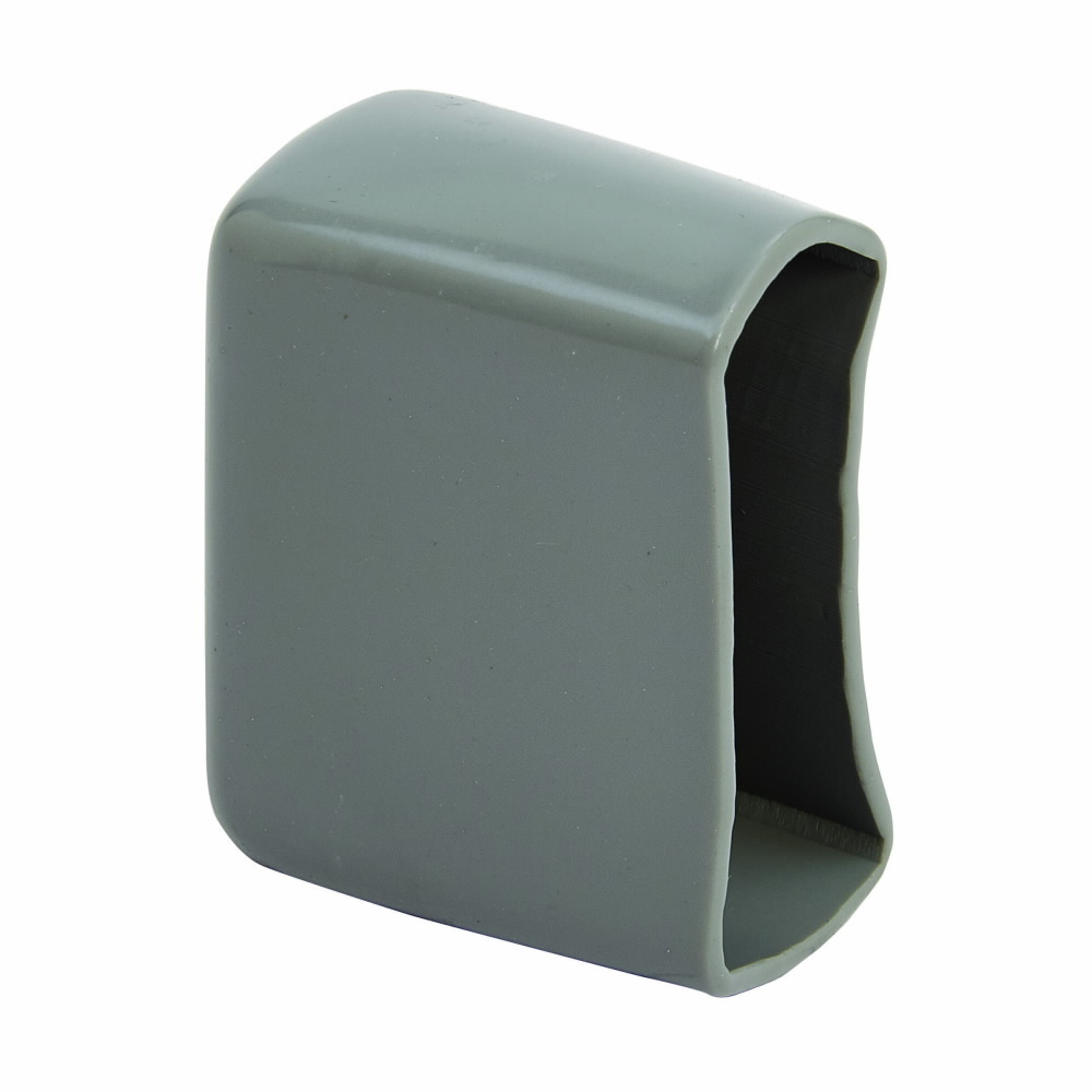 B852GRN End Cap, For Use With 13/16 x 1-5/8 in B52 Series Channel, PVC, Dura Green