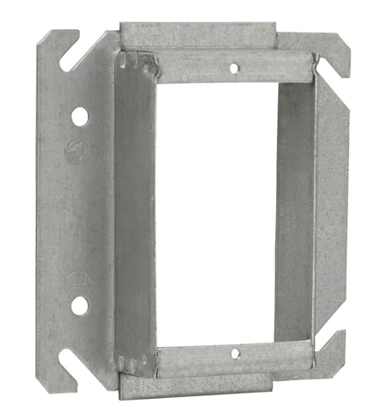 TP522 Thepitt 1-Device Tile Wall Box Cover, 4 in L x 4 in W, Raised Surface Cover, Steel