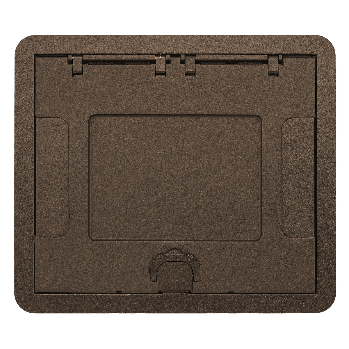 610GCCVRBRZC Recessed Surface Style Standard Floor Box Cover With Insert, 11-1/2 in L x 10 in W, Cast Aluminum