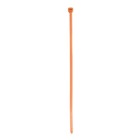 Miniature Cable Tie, Orange Polyamide (Nylon 6.6) for Temperatures up to 85 Degrees Celsius (185 F) for Indoor Applications, UL/EN/CSA62275 Type 2/21 Rated for AH-2 Plenum, Length of 104mm (4.1 Inches), Width of 2.5mm (0.1 Inches), Thickness of 0.9mm (0.035 Inches), Tensile Strength Rating of 80 Newtons (18 Pounds), 100 per Pack