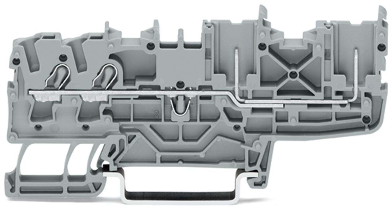 2022-1401 2022 2-Conductor Terminal Block, 1.43 in L x 0.20 in W x 3.39 in H, Polyamide