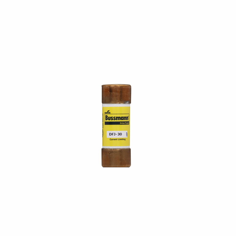 DFJ-20 Current Limiting High Speed Drive Fuse, 20 A, 600 V AC/450 V DC, 200/100 kAIC Interrupt, J Class, Cylindrical Body