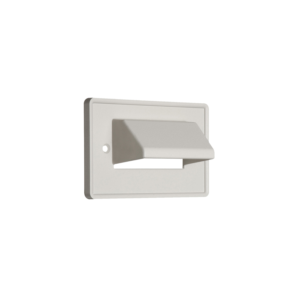 CEH1 CE Series 1-Gang Low Voltage Reversible Cable Entrance Plate, For Use With Cable Management System, Fastened Mount, Plastic