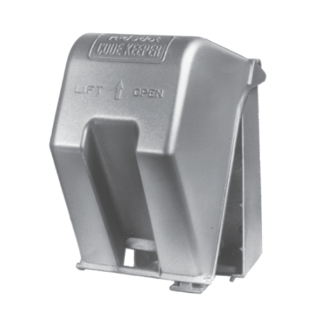 CKLSVU Red Dot Code Keeper Large Universal Weatherproof While-In-Use Cover, 4-3/4 in D, Die Cast Aluminum
