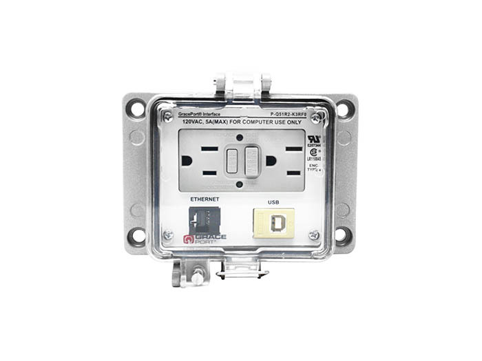 P-Q51R2-K3RF0 USB Connector, 2 Ports