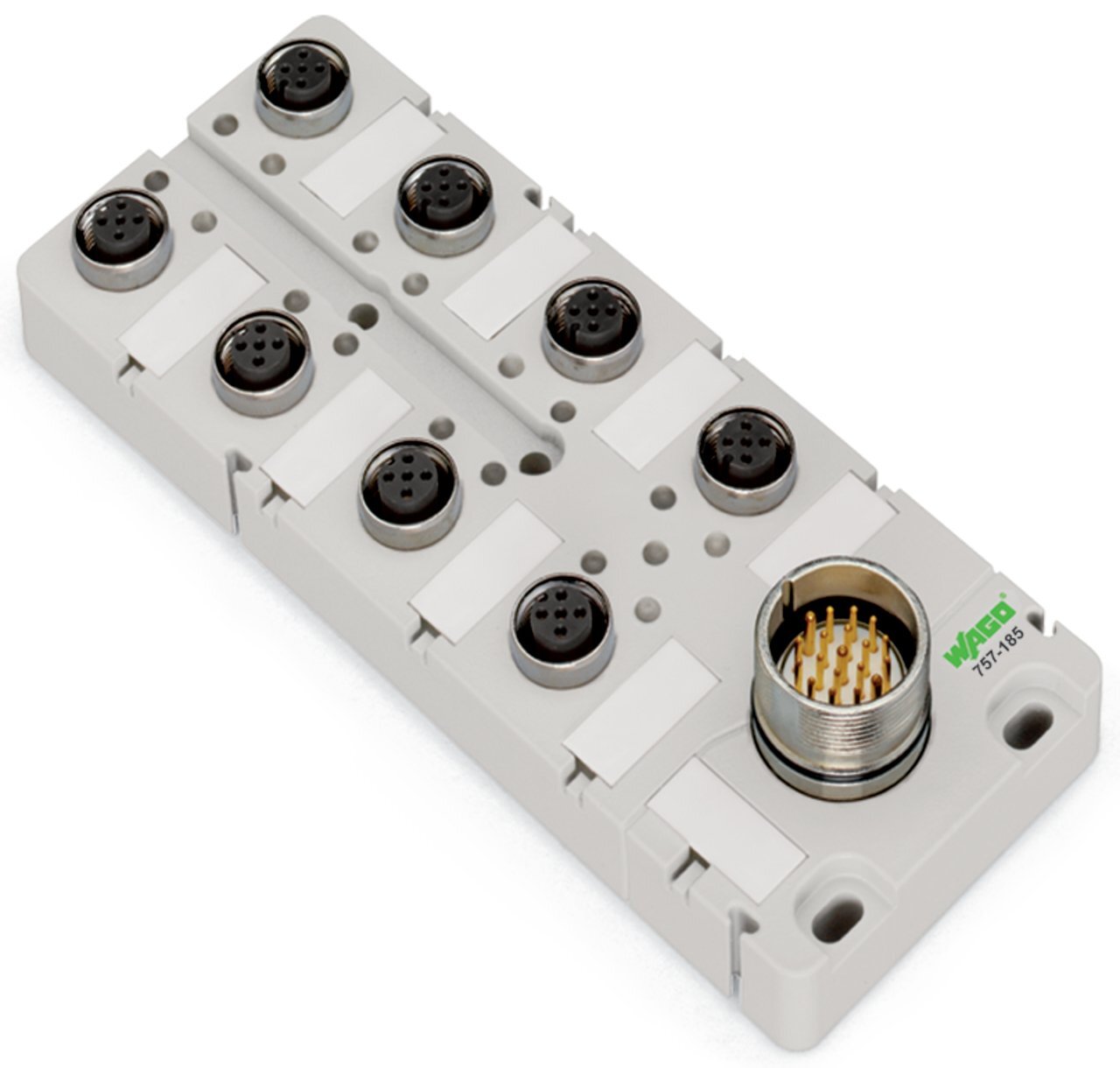 757-164 Sensor/Actuator Box, 4 Poles, Fastened Mount