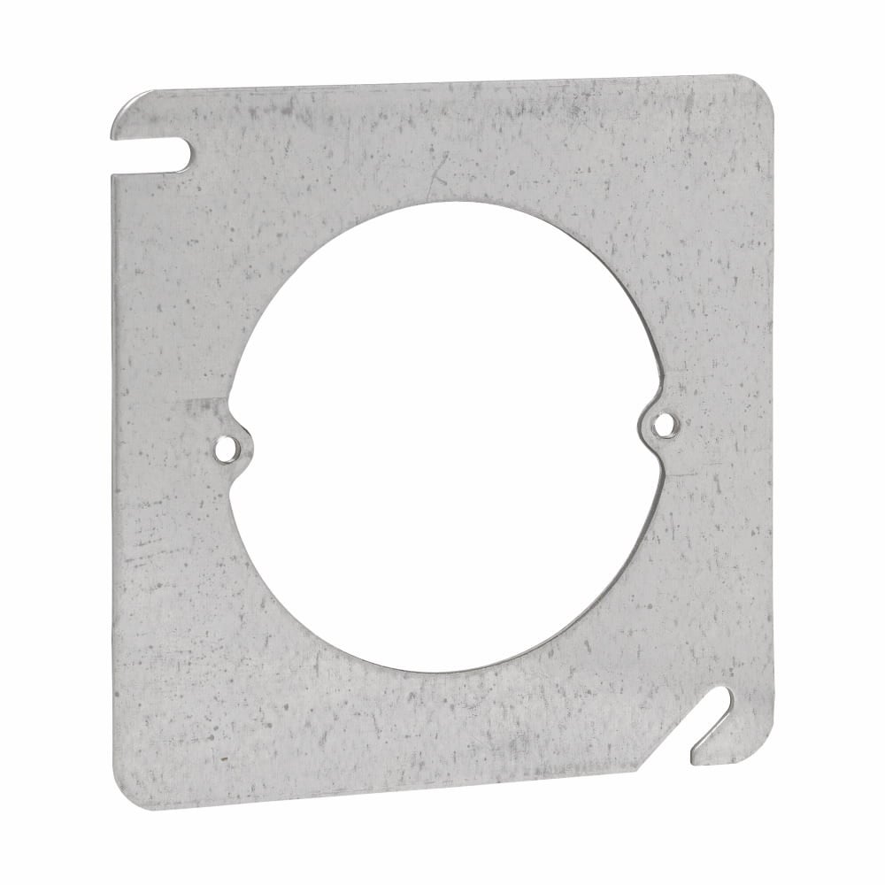TP474 Thepitt Blank Box Cover With 2-3/4 in Ears, 4 in L x 4 in W, Blank/Open Cover, Steel