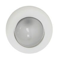 17501WH Open Trim, 5-1/4 in ID x 8 in OD, Incandescent Lamp, For Use With 6 in Recessed Housing, Steel
