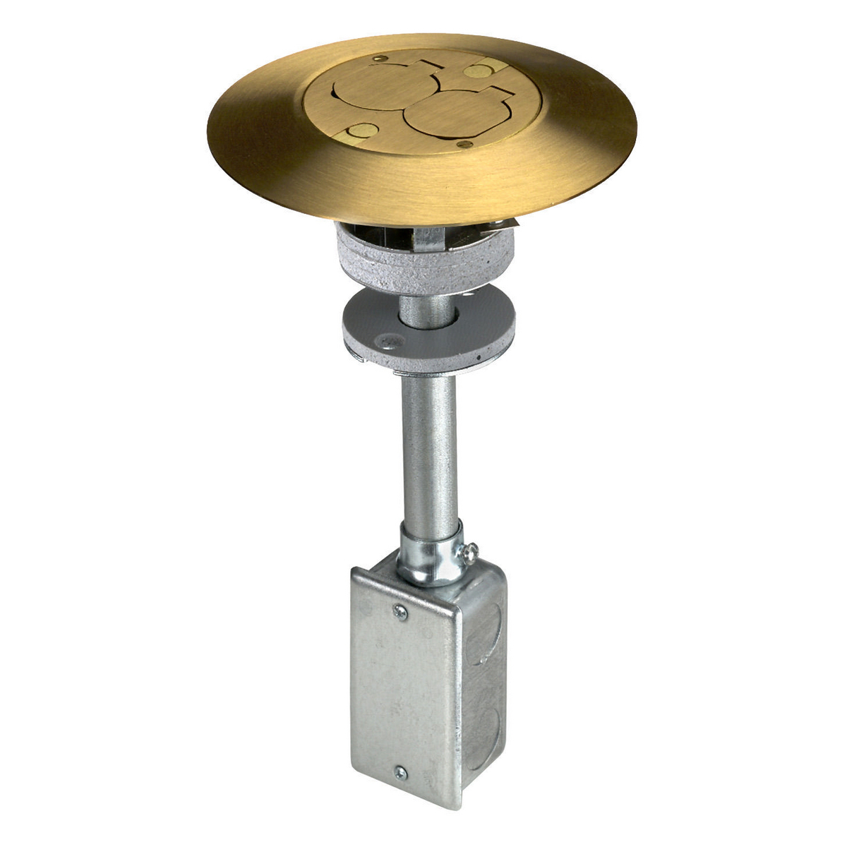 PT7IGFSDBRSA Flush Isolation Ground Standard Poke-Through, 3 in Hole, 7 in Dia x 0.49 in THK Cover, Composite