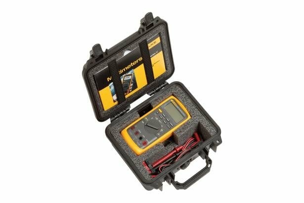 CXT80 Extreme Case, 5 in H x 12-1/2 in W x 11 in D, ABS Latch/Neoprene O-Ring, Black
