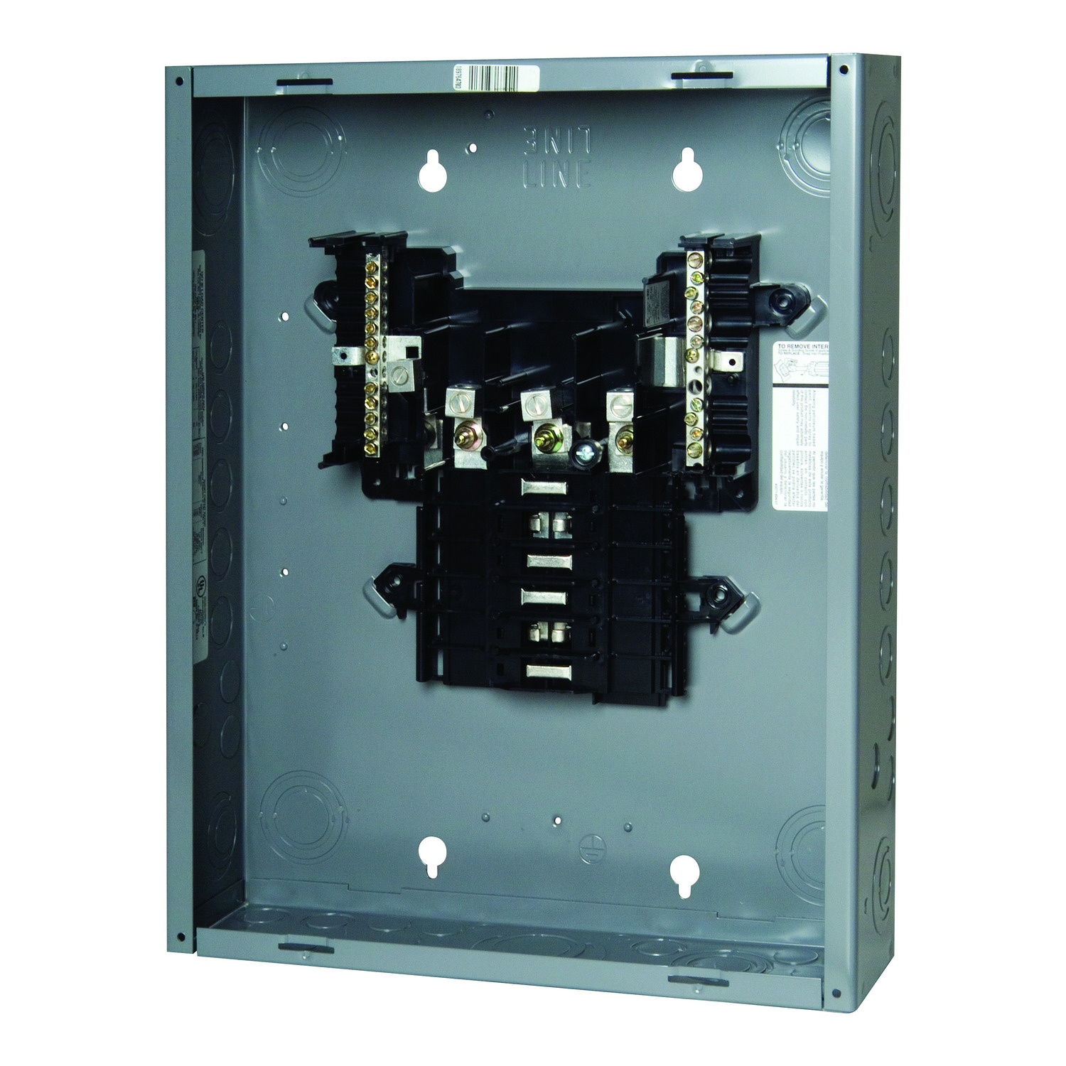 QO312L100GNYC 3-Phase Fixed Main Lug Load Center, 240 VAC, 100 A, 65 kA Interrupt