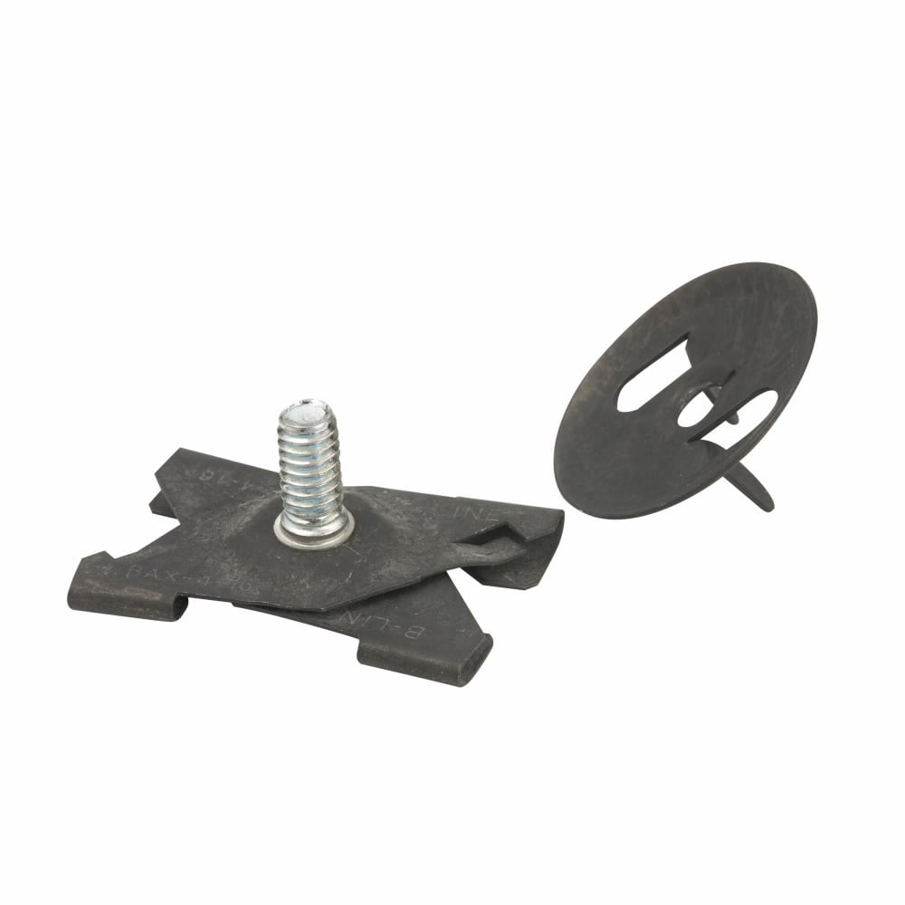 BAX-4-16-24 2-Piece T-Bar Scissor Fastener, For Use With Acoustical Tee Fastener, 50 lb Load, Steel, Zinc Phosphate