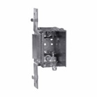 Eaton Crouse-Hinds series Switch Box, (1) 1/2", VP, set 1/2", AC/MC clamps, 2-1/2", Steel, Gangable, 12.5 cubic inch capacity