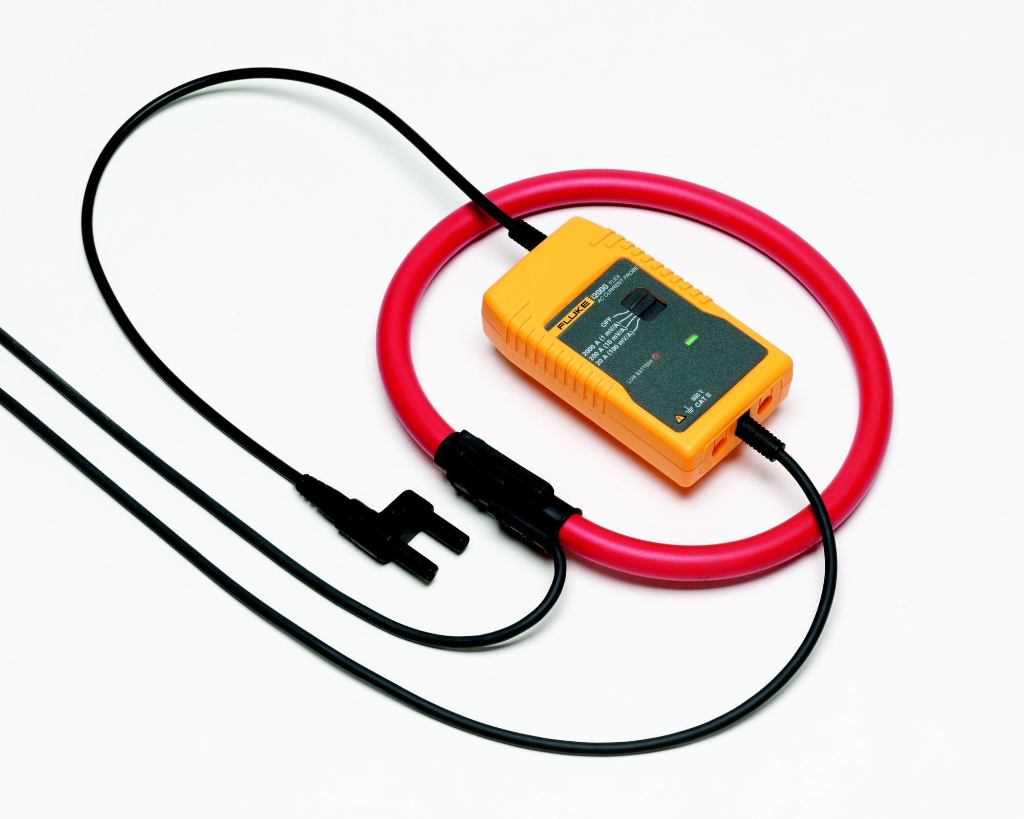 I200 Clamp-On AC Current Probe, 600 V AC, 200 A, 0.5 to 240 A Measuring Range, 0.8 in Jaw