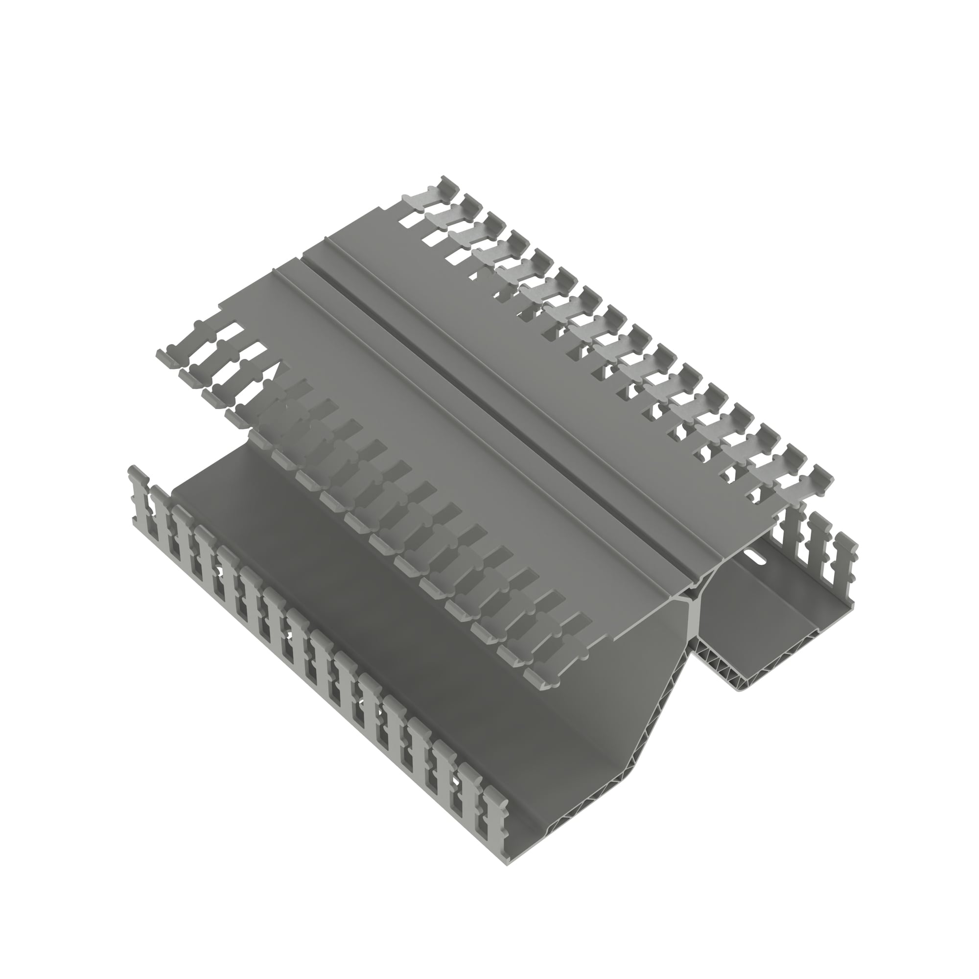 DRD44LG6 Panduct PanelMax DRD Wiring Duct, 0.31 in Slotted Slot, 8.23 in W x 4.12 in D, PVC
