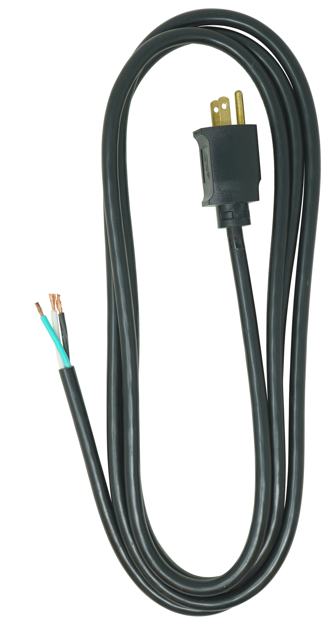 9ft SJTW Round Indoor Replacement Power Supply Cord, 14/3