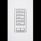 Lutron RadioRA 2 seeTouch LED+ Hybrid Keypad, 5 Button with Raise/Lower  - White