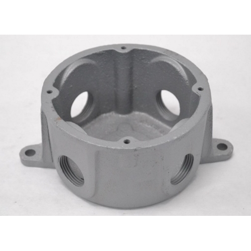 JBDX-100L Unilets Conduit Outlet Box With Mounting Lugs, 1 in Hub, Malleable Iron, Triple Coated