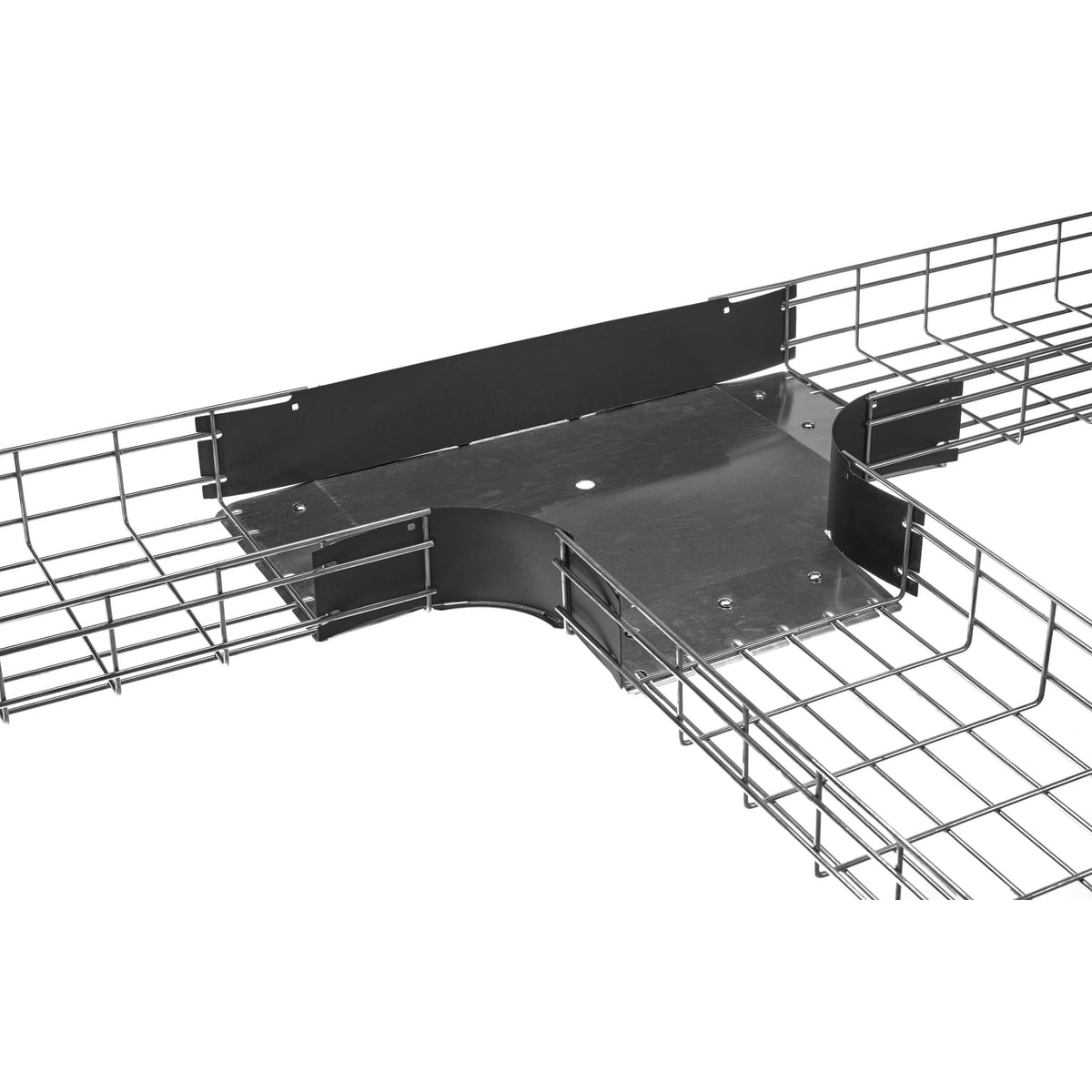 HBTT0404 Pre-Formed Standard Tray Tee, 4 in W Tray, 4 in H, Steel