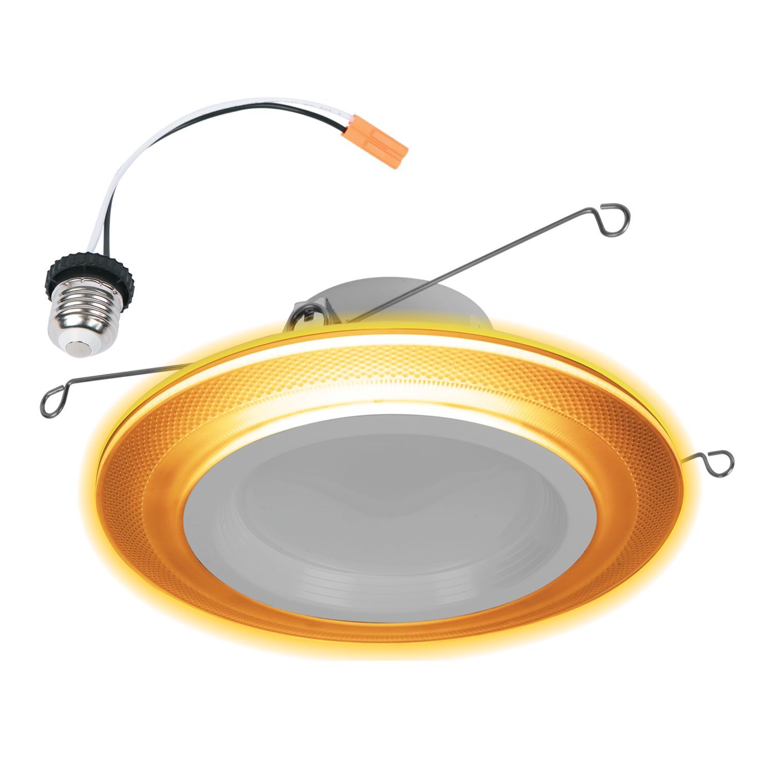 RLNL56109FSD2W1EWH Halo RLNL Night Light, LED Lamp, 10.9 W Fixture, 120 V