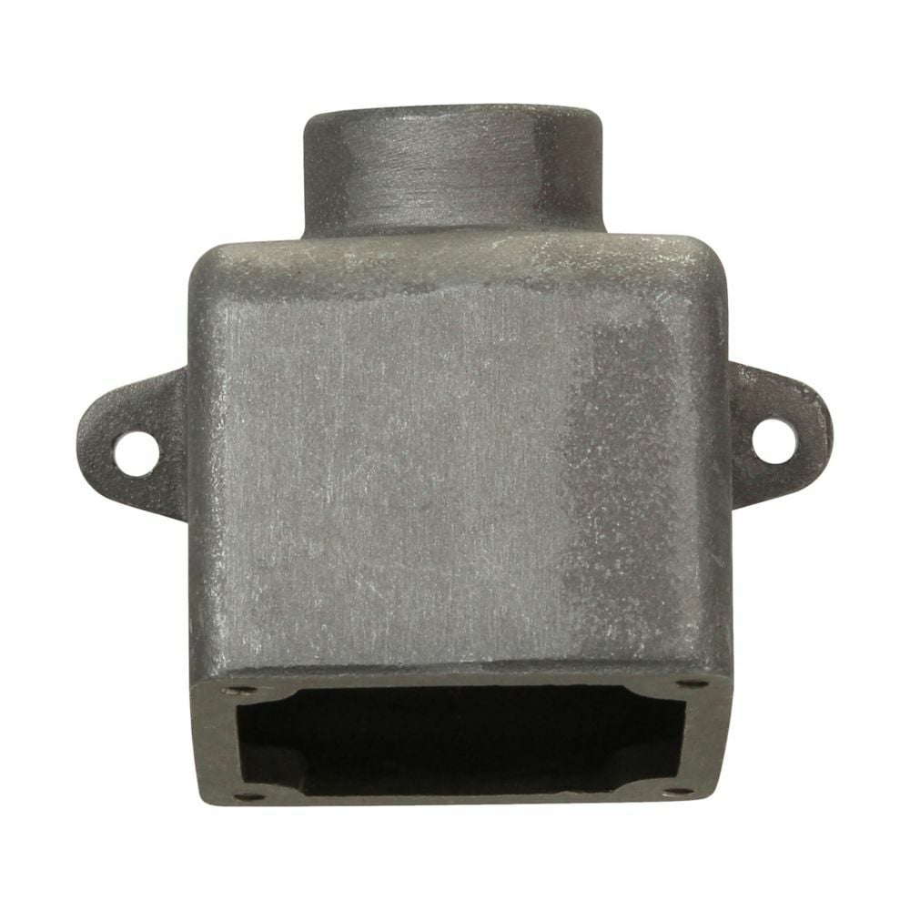 ARE46 15 deg Dead End Back Box, 5-11/16 in H x 5-1/4 in W x 4-11/16 in D, For Use With 60 A Receptacles and Motor Plugs, Cast Aluminum