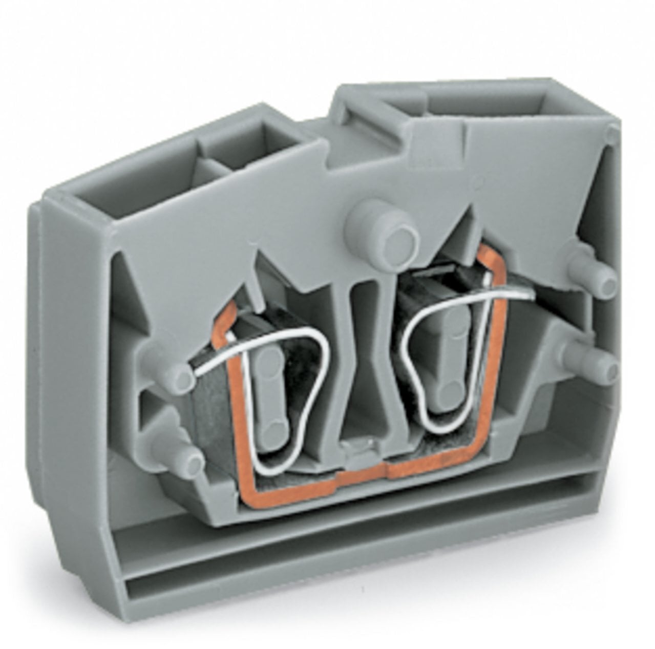 264-321 Terminal Block, 800 V AC, 24 A, 28 to 12 AWG Wire, Surface Mount
