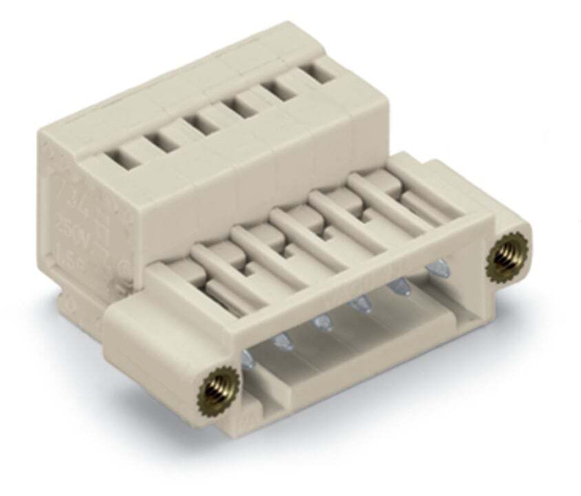 734-306/109-000 Operating Tool 1-Conductor Male Connector, 320 V, 10 A, 28 to 14 AWG Wire, 6 Poles